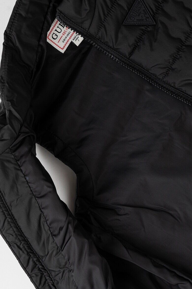 GUESS KIDS Подплатен елек с цип Черен