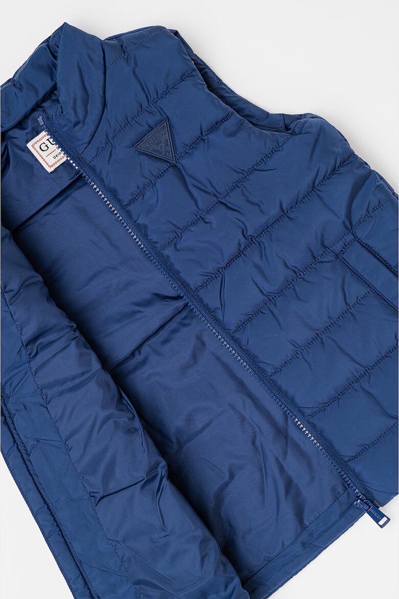GUESS KIDS Подплатен елек с цип Тъмносин