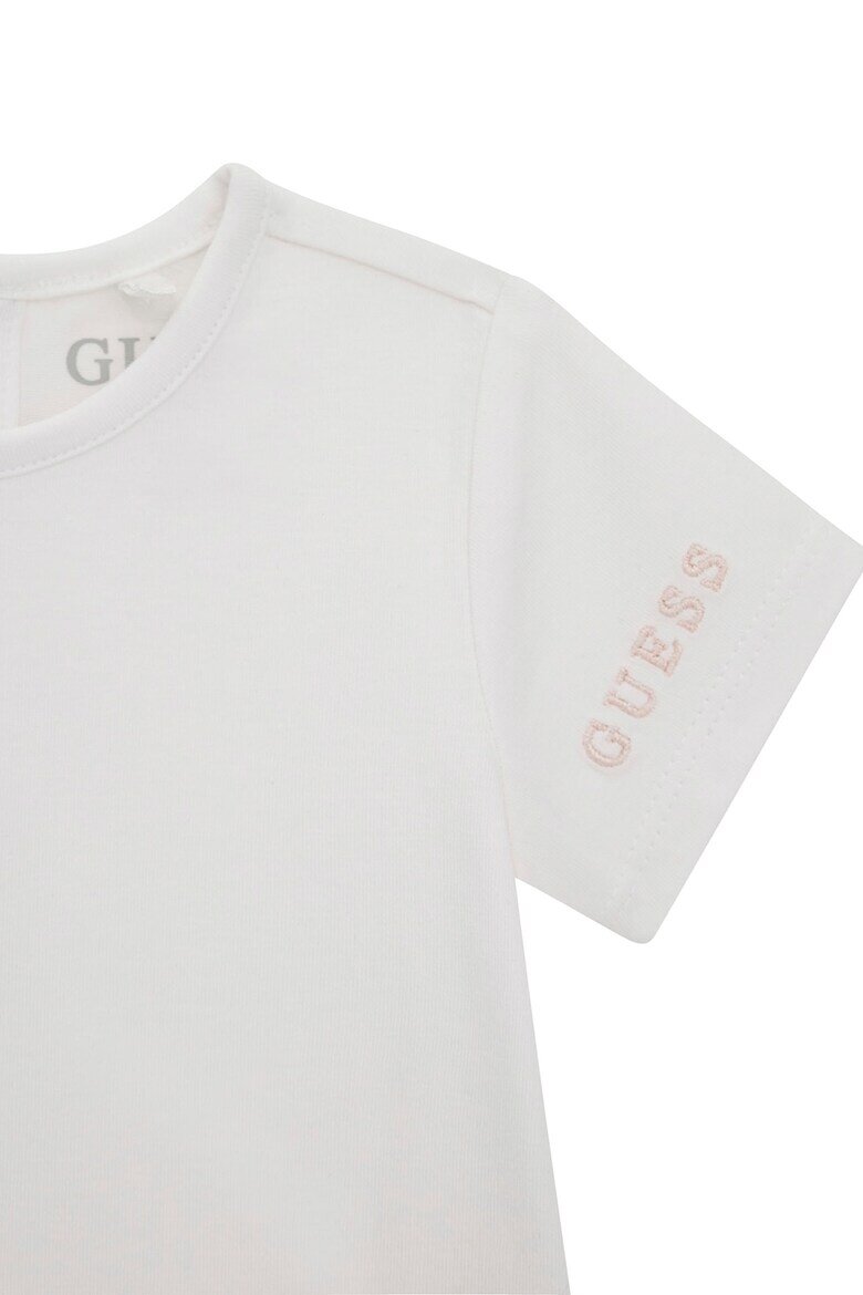 GUESS KIDS Рокля тип сукман от деним и боди - 2 части Тъмносин/Мръснобял