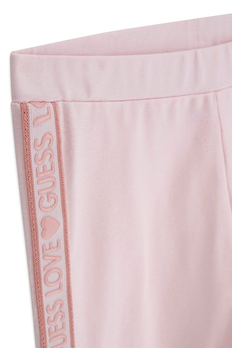 GUESS KIDS Спортен екип с лого Бледо розово