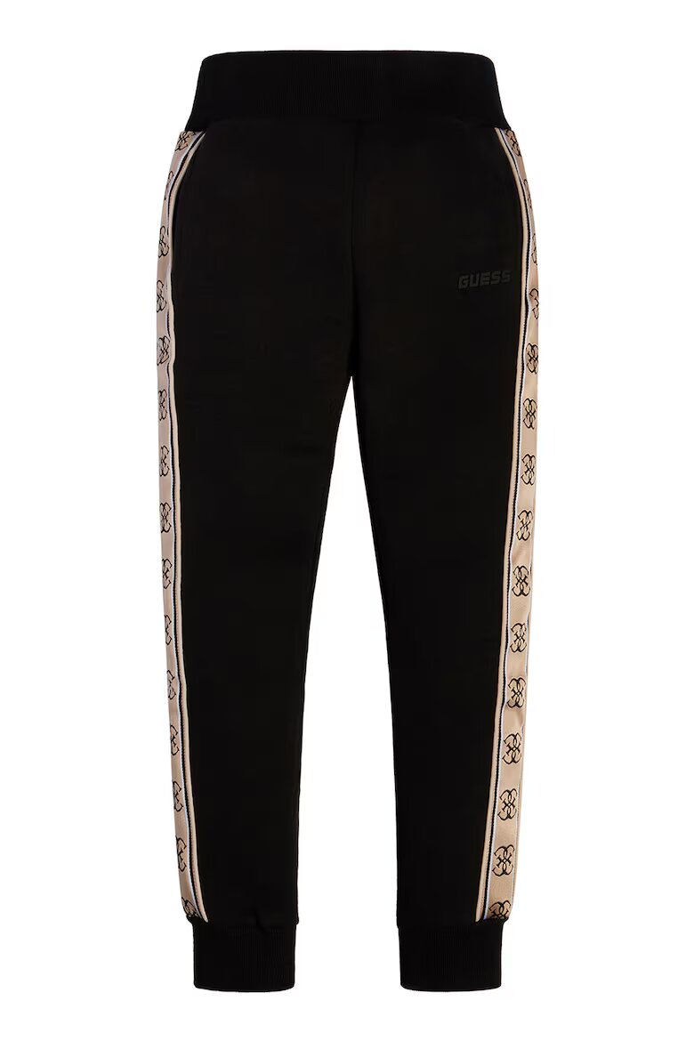 GUESS KIDS Спортен панталон с лого встрани Черен