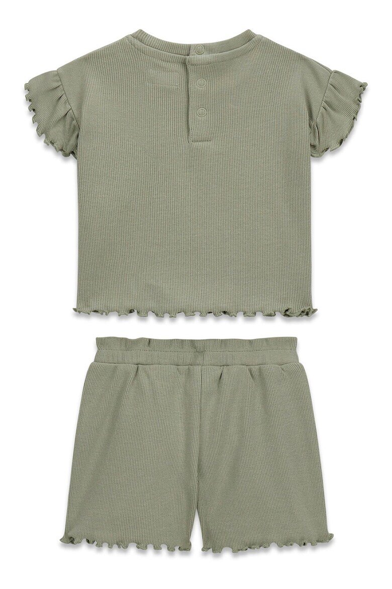 GUESS KIDS Тениска и къс панталон Бледозелен