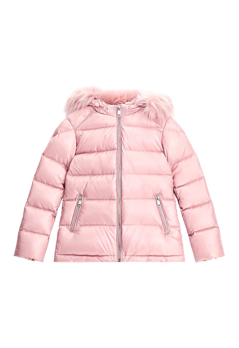 GUESS KIDS Яке с качулка и еко пух