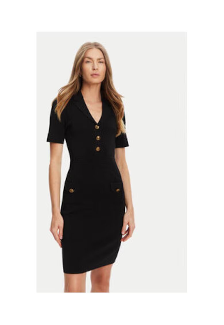 GUESS Knitted Dress With V Neckline