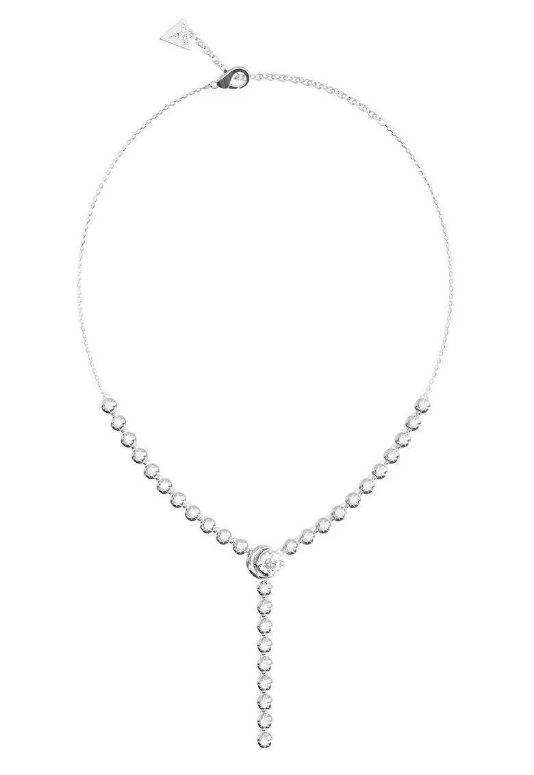 GUESS Колие от неръждаема стомана Aurora Tennis с кристали