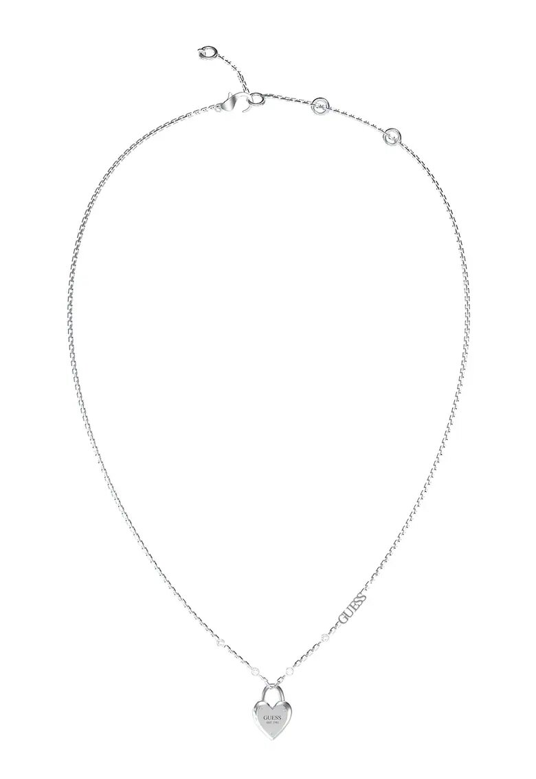 GUESS Колие от неръждаема стомана със златно покритие и висулка