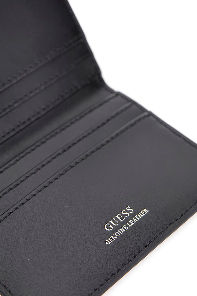 GUESS Кожен калъф за карти с лого