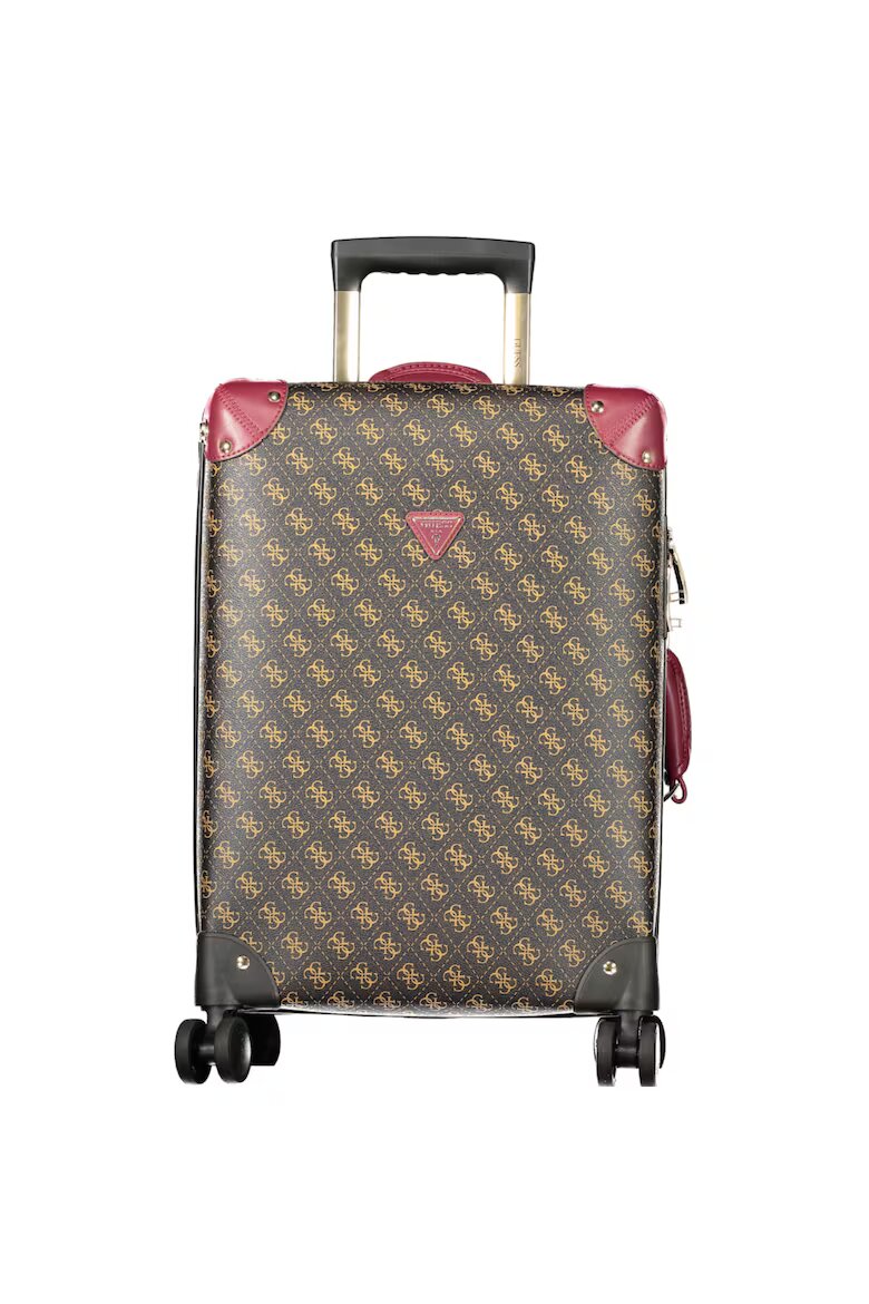 GUESS Куфар Latona 53x32x22см 4 колела полиуретан кафе унисекс