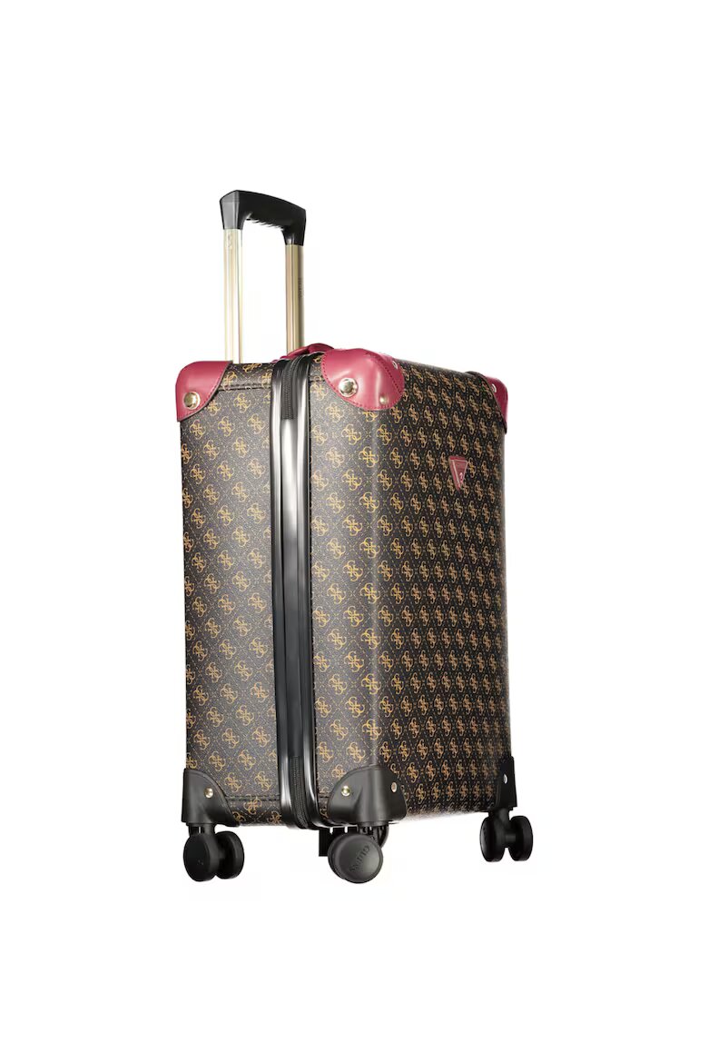 GUESS Куфар Latona 53x32x22см 4 колела полиуретан кафе унисекс
