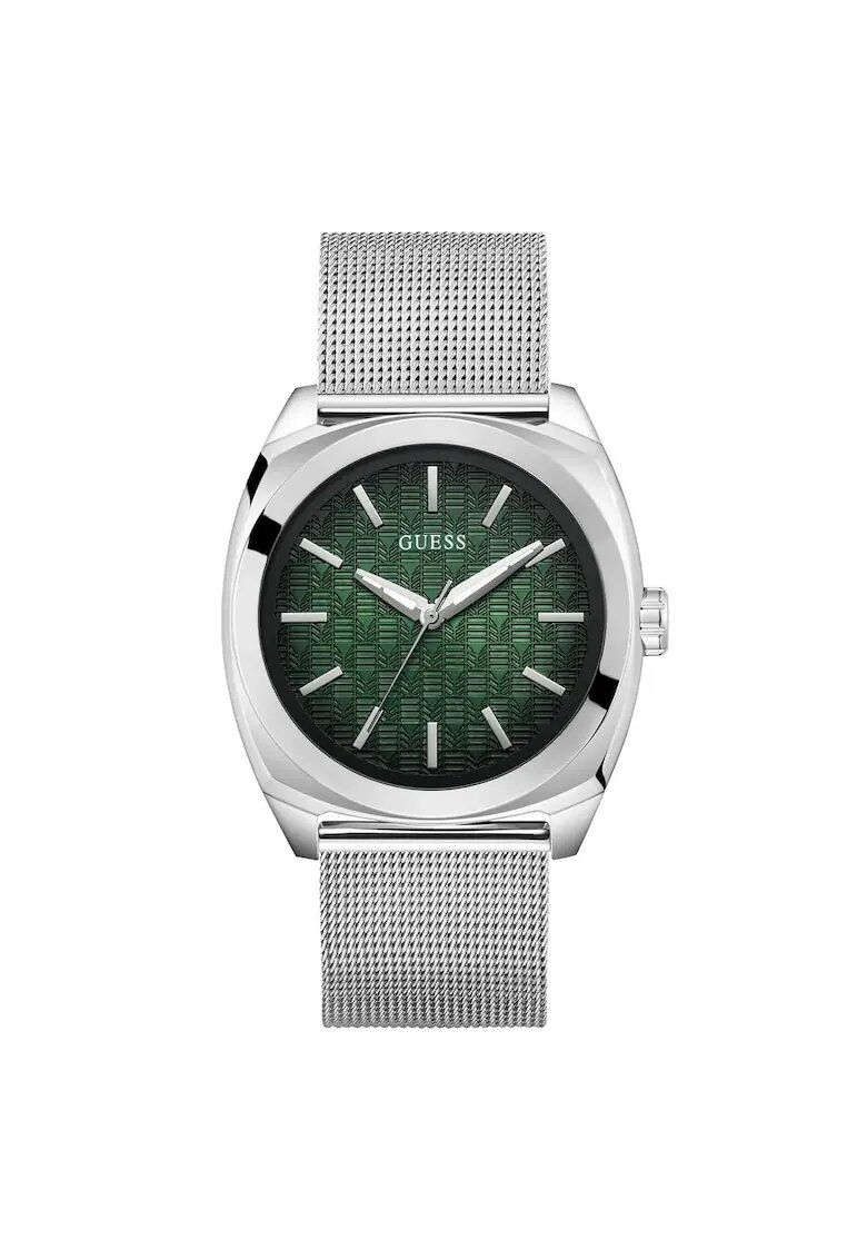 GUESS Мъжки часовник GW0794G1 кварцов стоманен сребрист 42мм