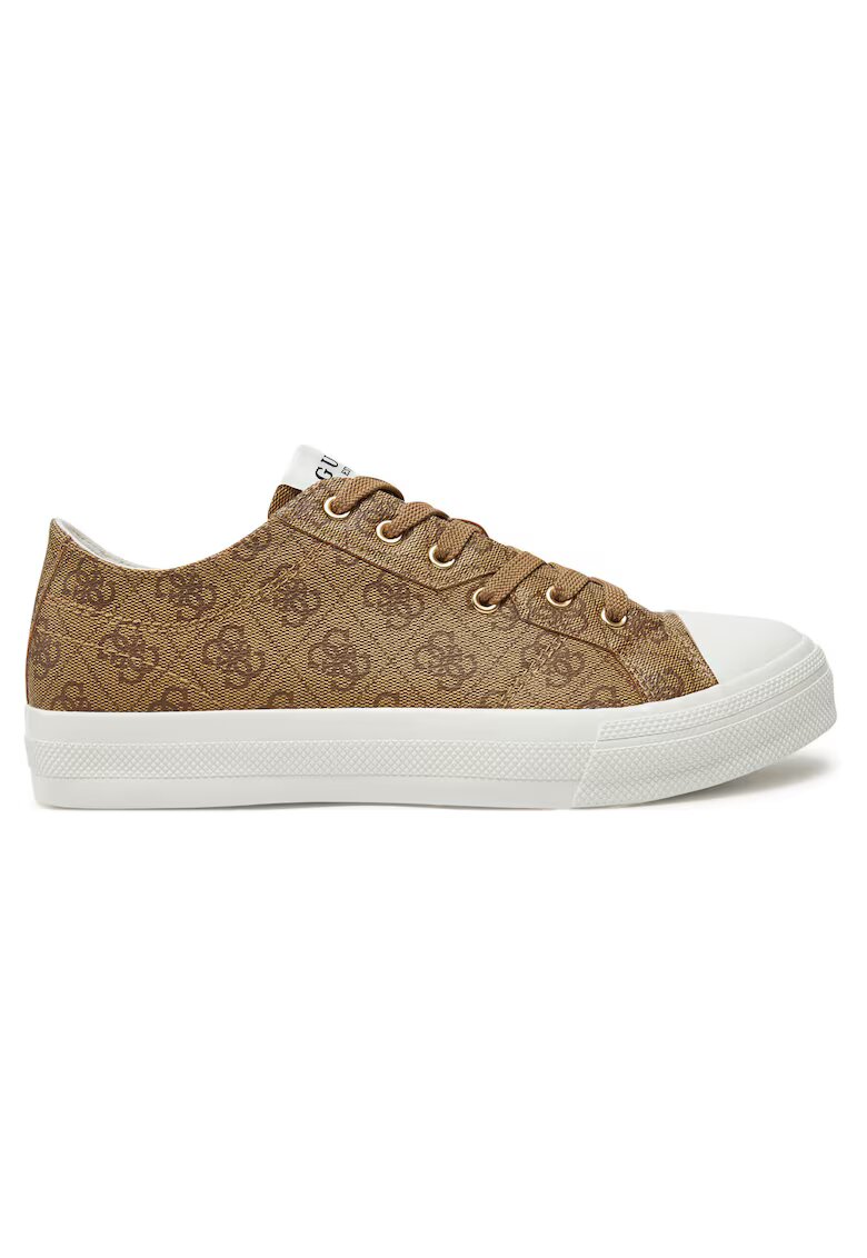 GUESS Мъжки кецове кафяви - екологична кожа