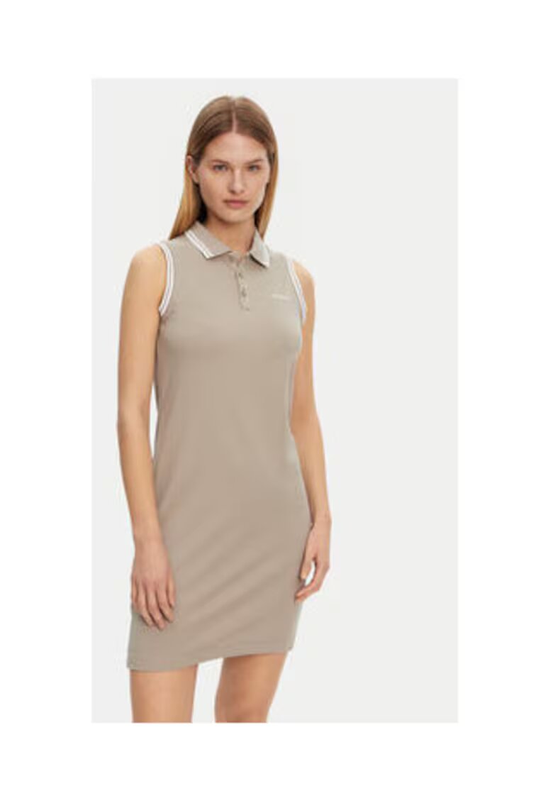 GUESS Мини рокля от смес от органичен памук