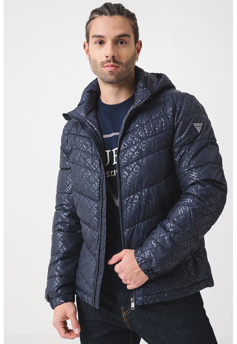 GUESS Непромокаемо зимно яке с качулка