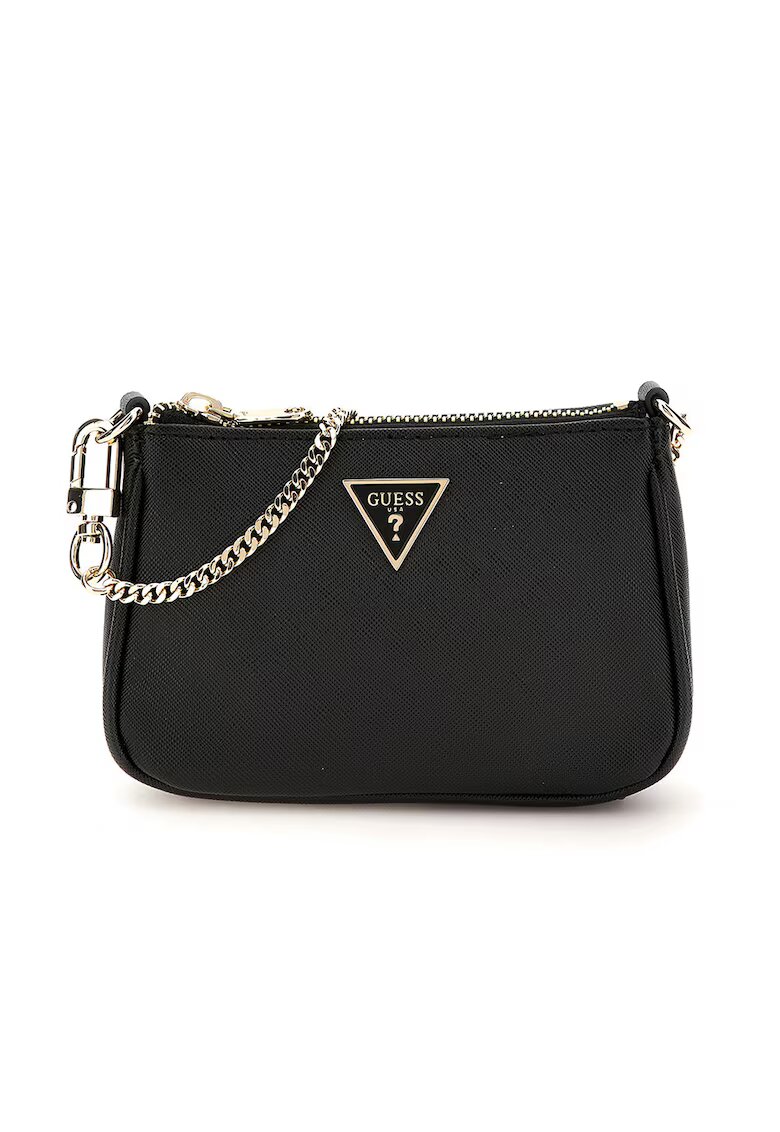 GUESS Несесер от еко кожа с релеф Сафиано