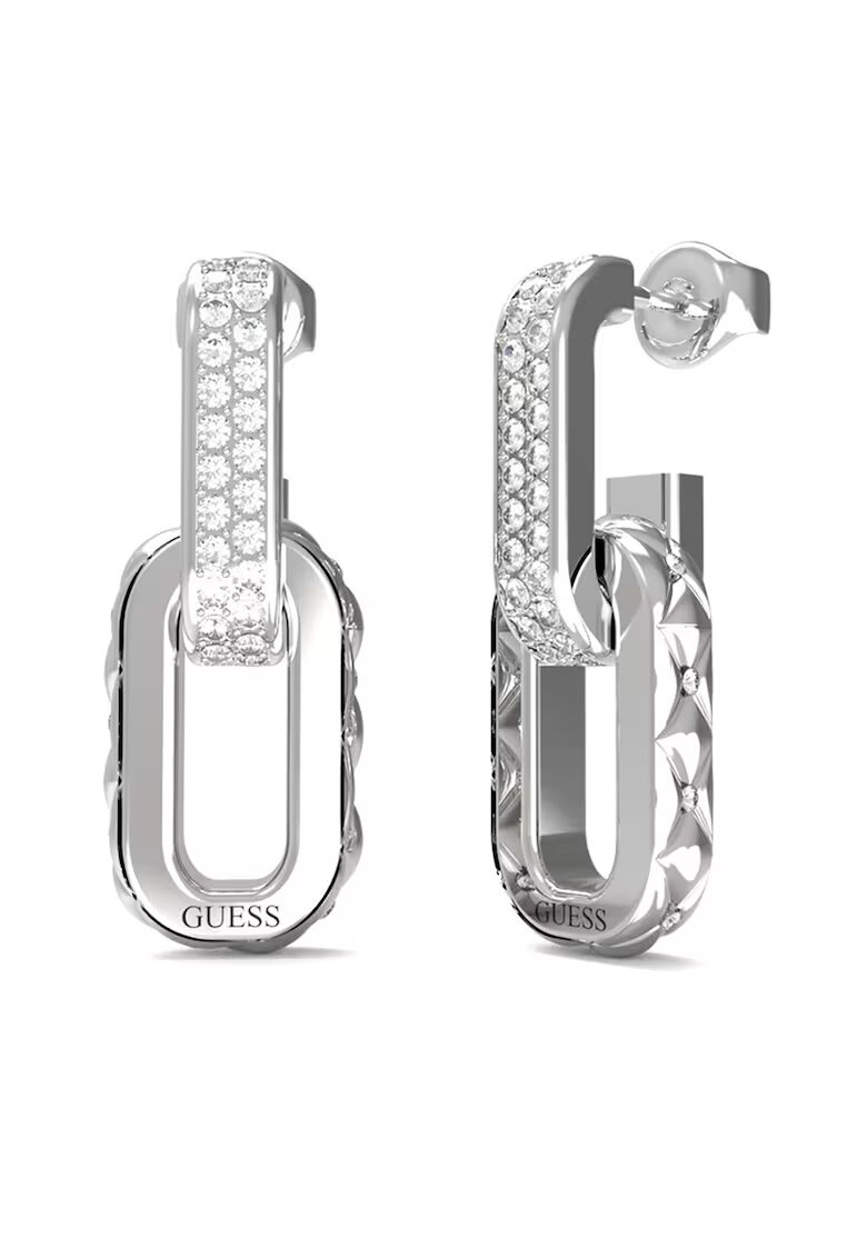 GUESS Обеци от неръждаема стомана с кристали
