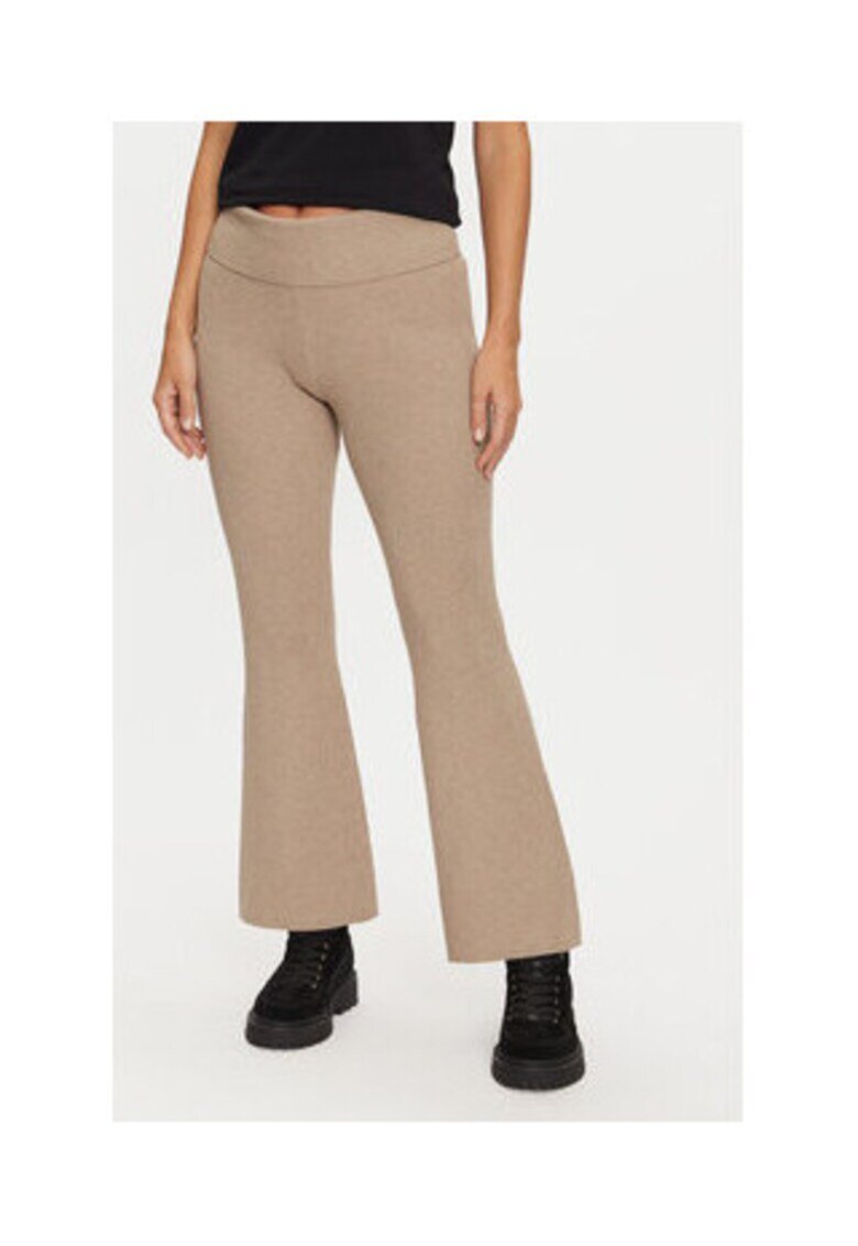 GUESS Панталони bootcut с висока талия