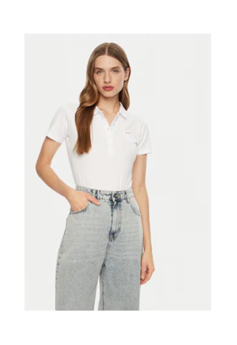 GUESS Поло тениска Regular Fit с детайл с лого
