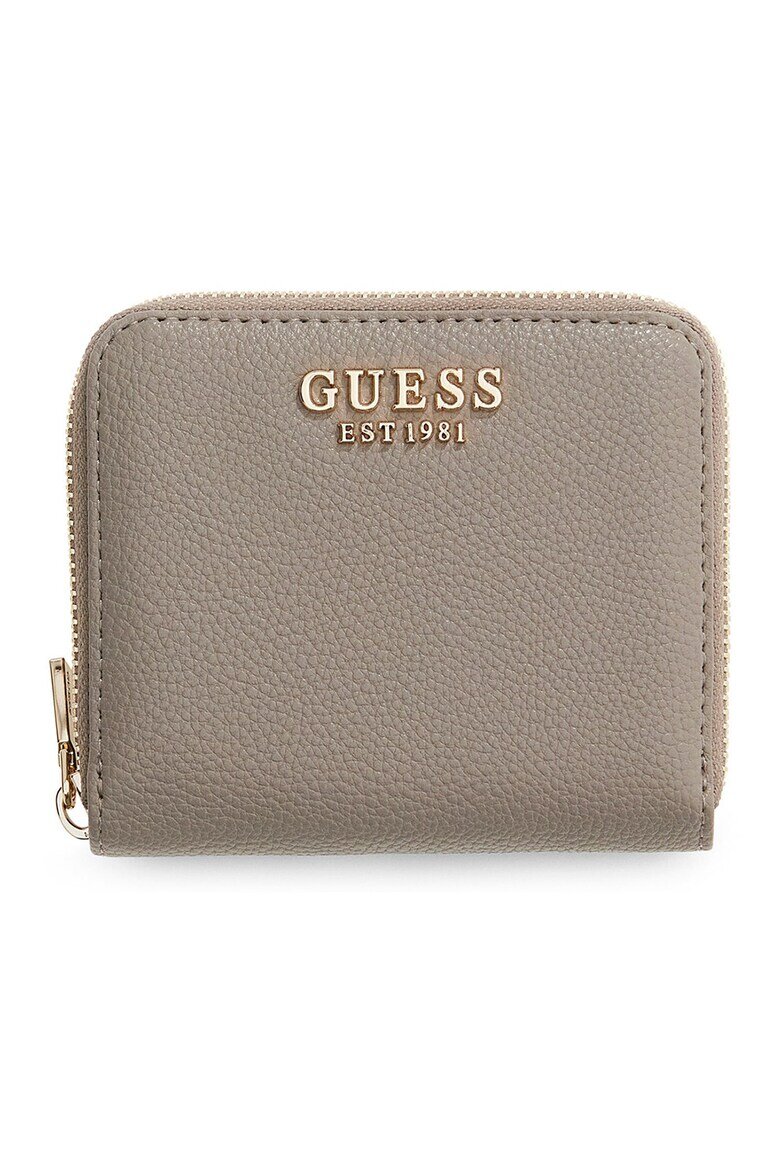 GUESS Портфейл Laurel II от еко кожа с цип Светло кафяво