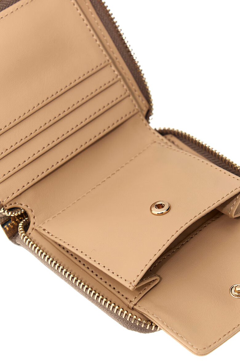 GUESS Портфейл Laurel II от еко кожа с цип Светло кафяво
