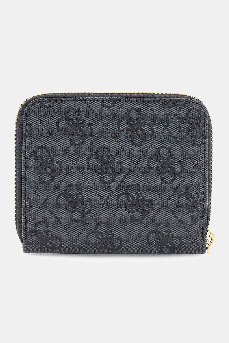 GUESS Портмоне Laurel от еко кожа Въглен сиво