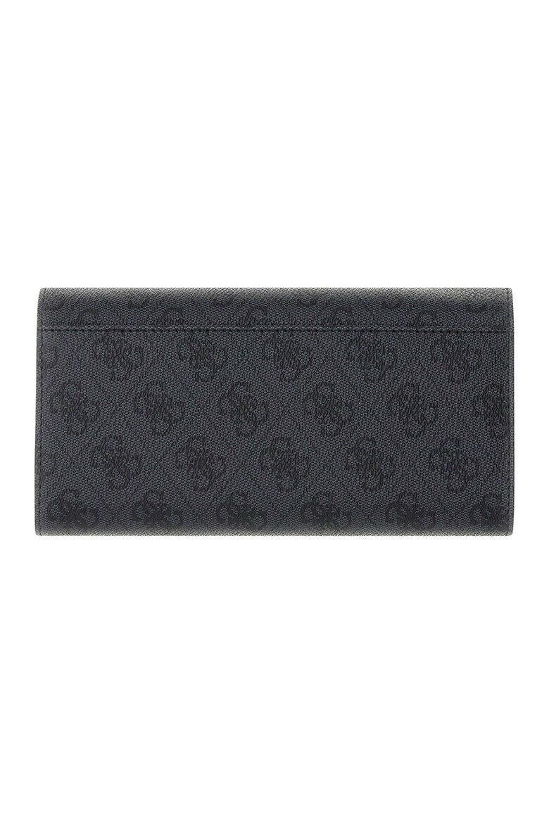 GUESS Портмоне Laurel с лого Черен