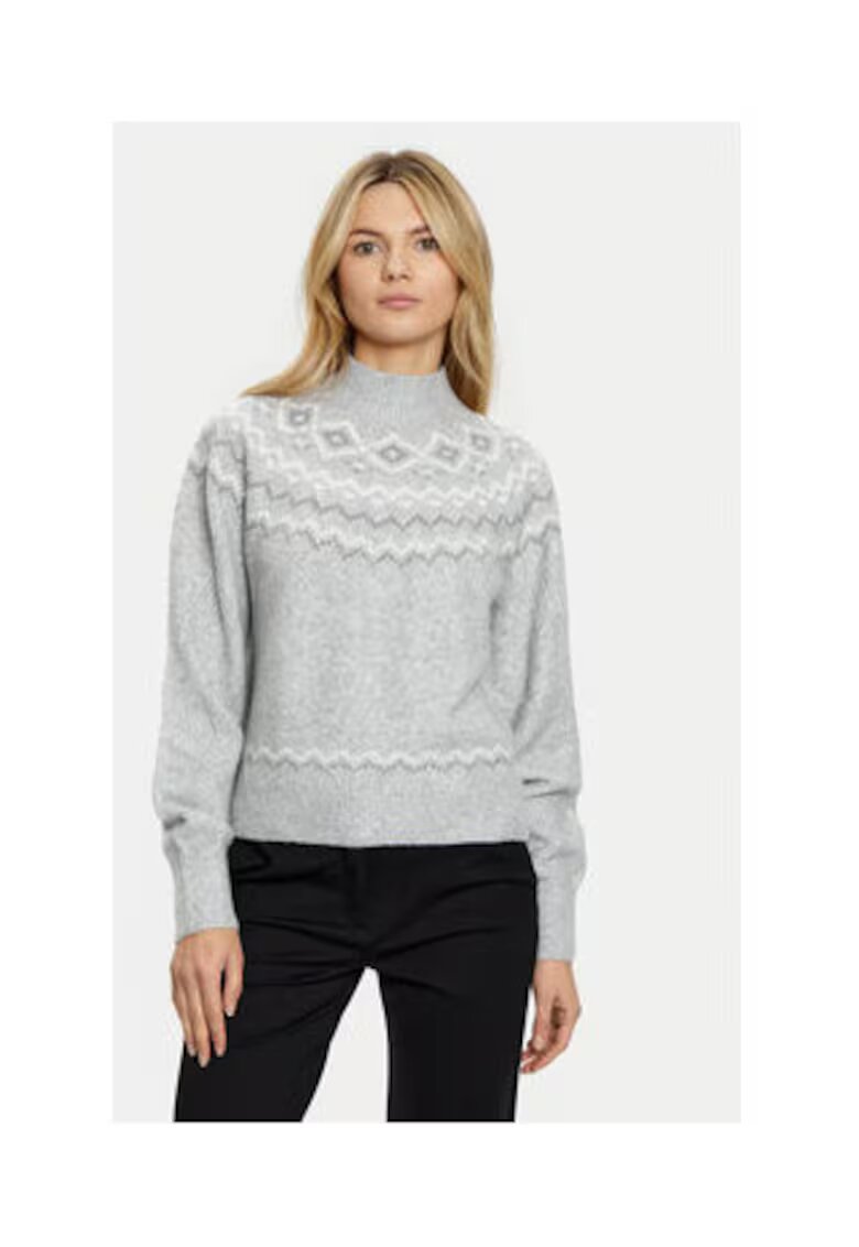 GUESS Пуловер regular fit с дълги ръкави