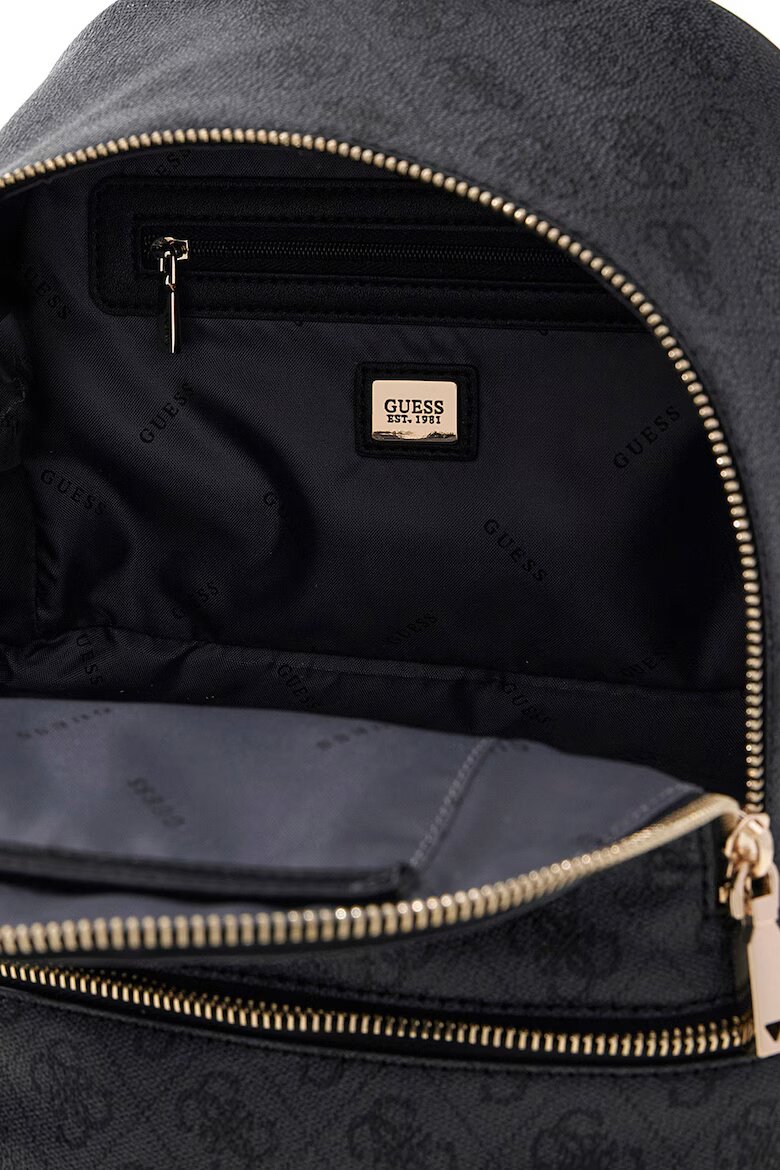 GUESS Раница Follie от еко кожа с регулируеми презрамки Черен