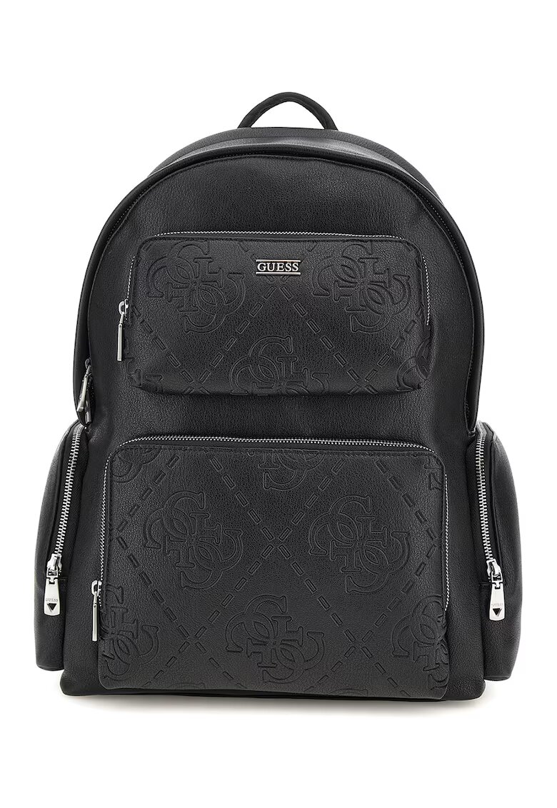GUESS Раница от еко кожа - Черен