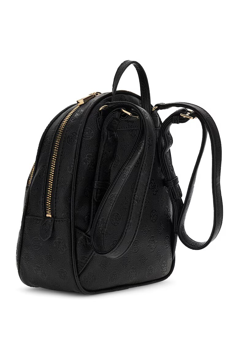 GUESS Раница от еко кожа Manhattan II с външни джобове Черен