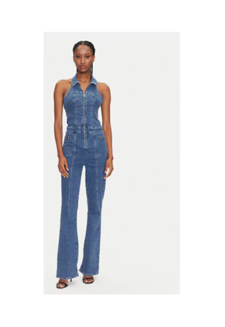 GUESS Разкроен дамски гащеризон от деним