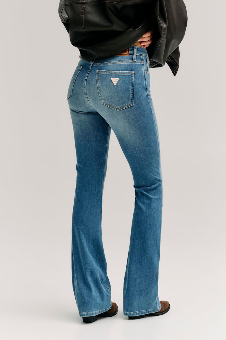 GUESS Разкроени дънки Тъмносин