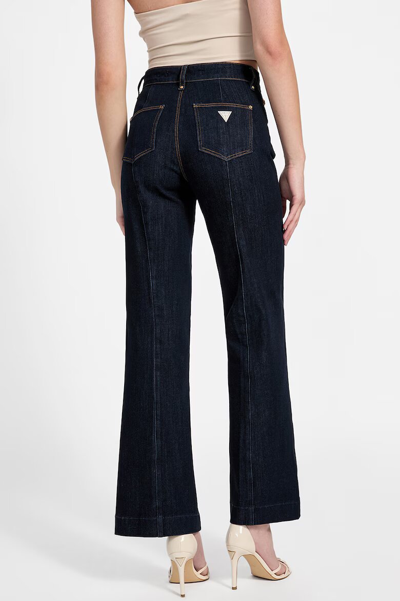 GUESS Разкроени дънки - Ултрамарин синьо