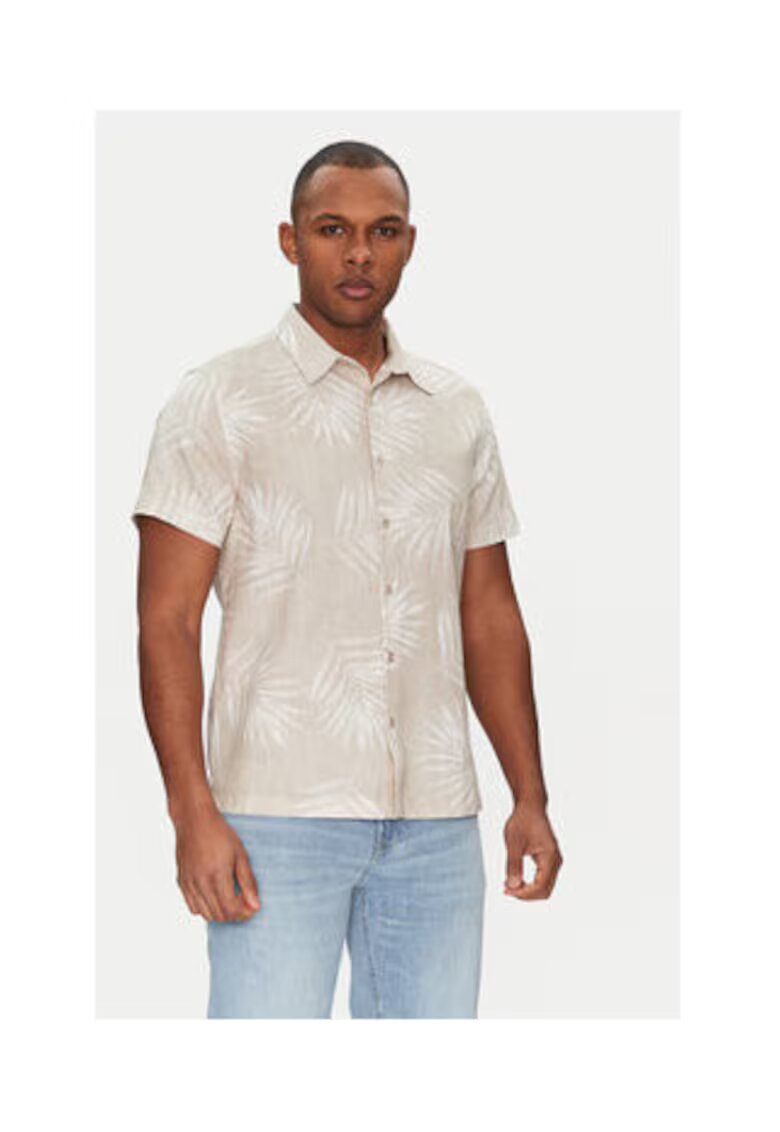 GUESS Риза от смес от лен