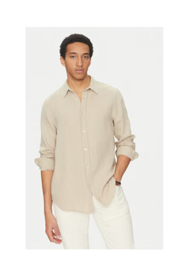 GUESS Риза regular fit от памук
