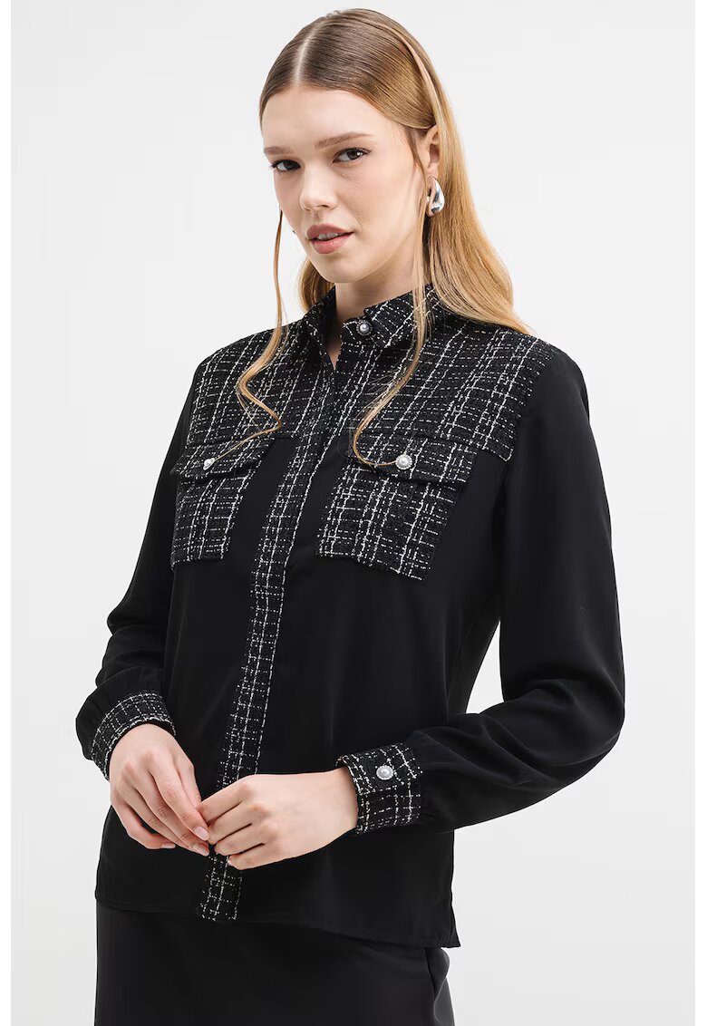 GUESS Риза с туид
