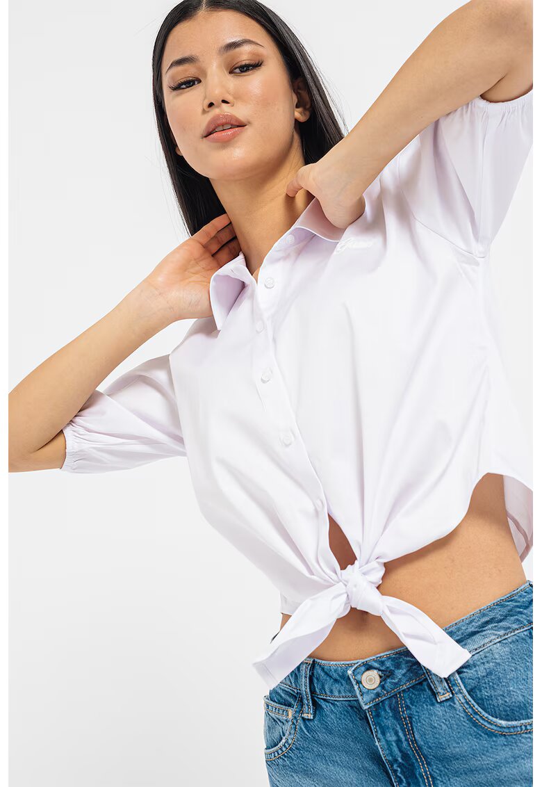 GUESS Риза с възел отпред