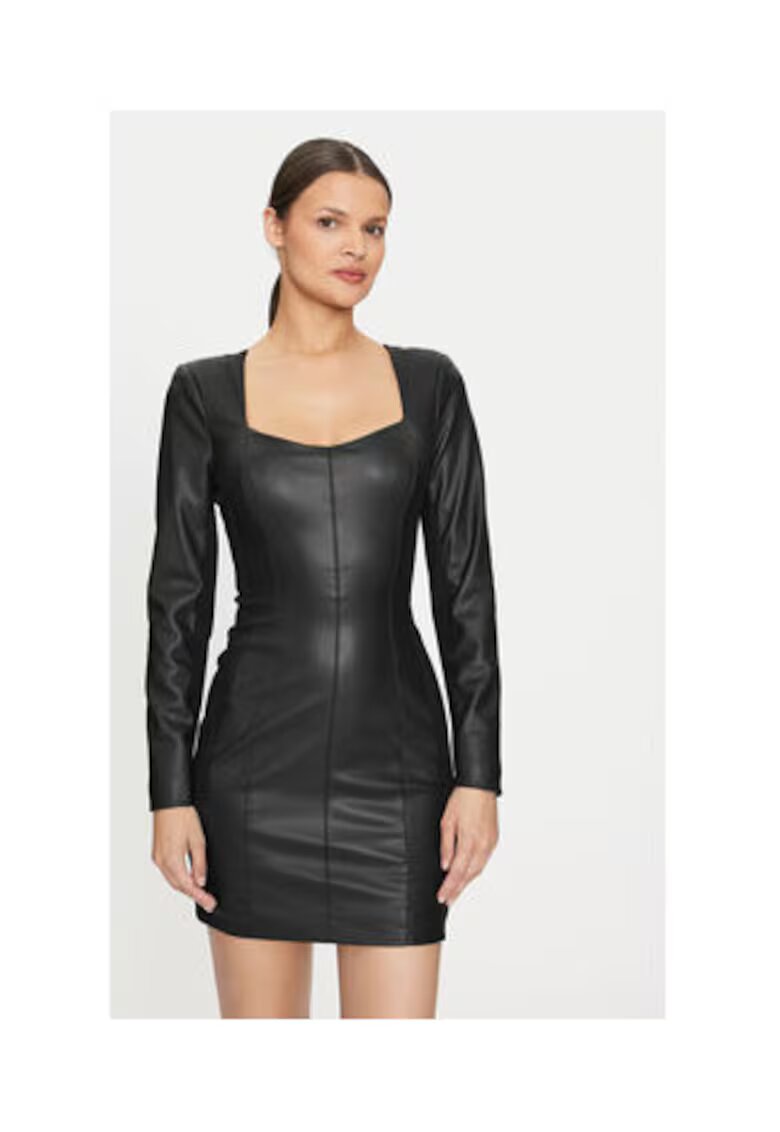 GUESS Рокля от екологична кожа