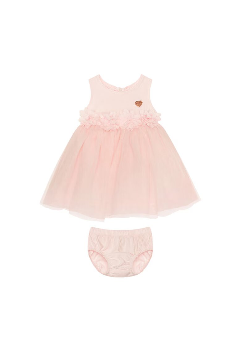 GUESS Рокля за момичета - Полиамид - Розова