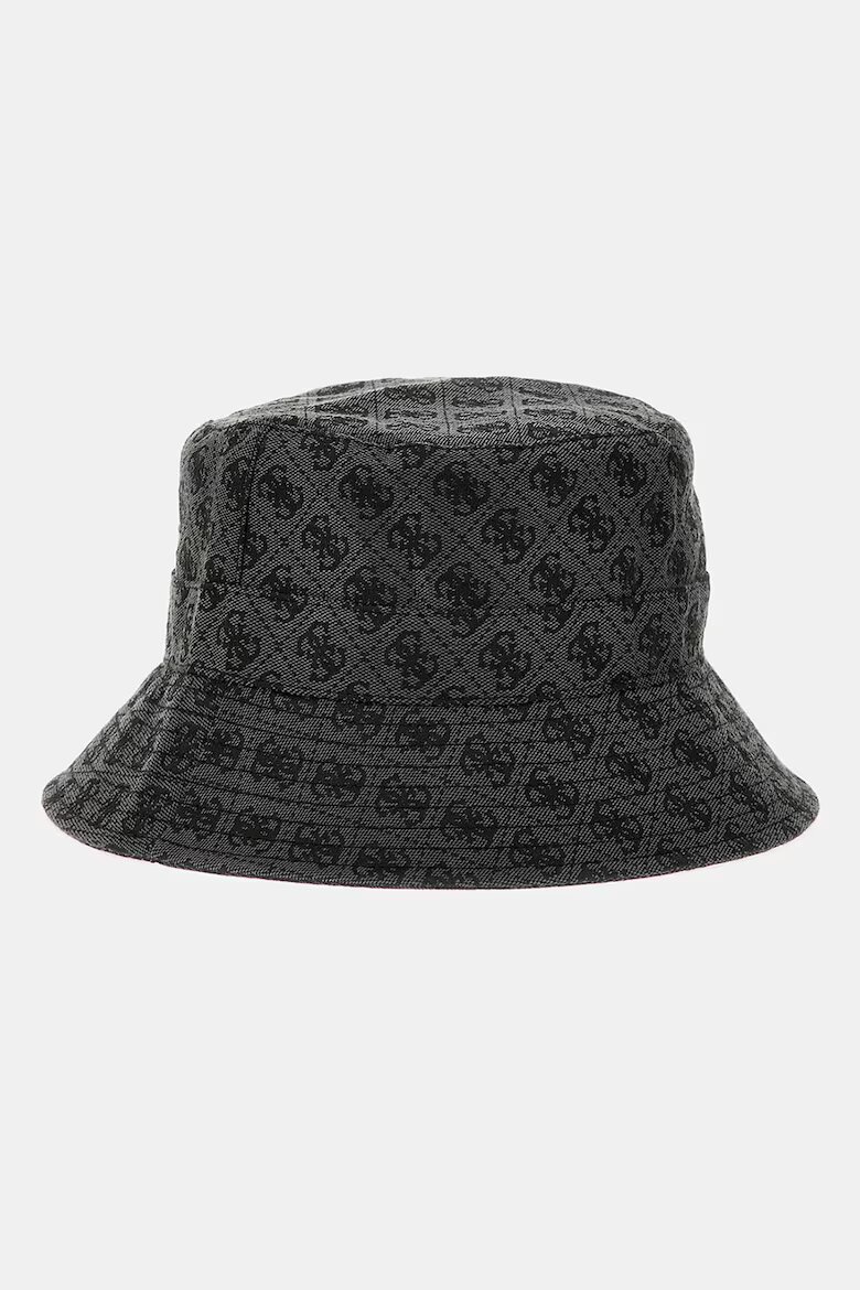 GUESS Шапка с монограм Златист/Черен/Tъмносив