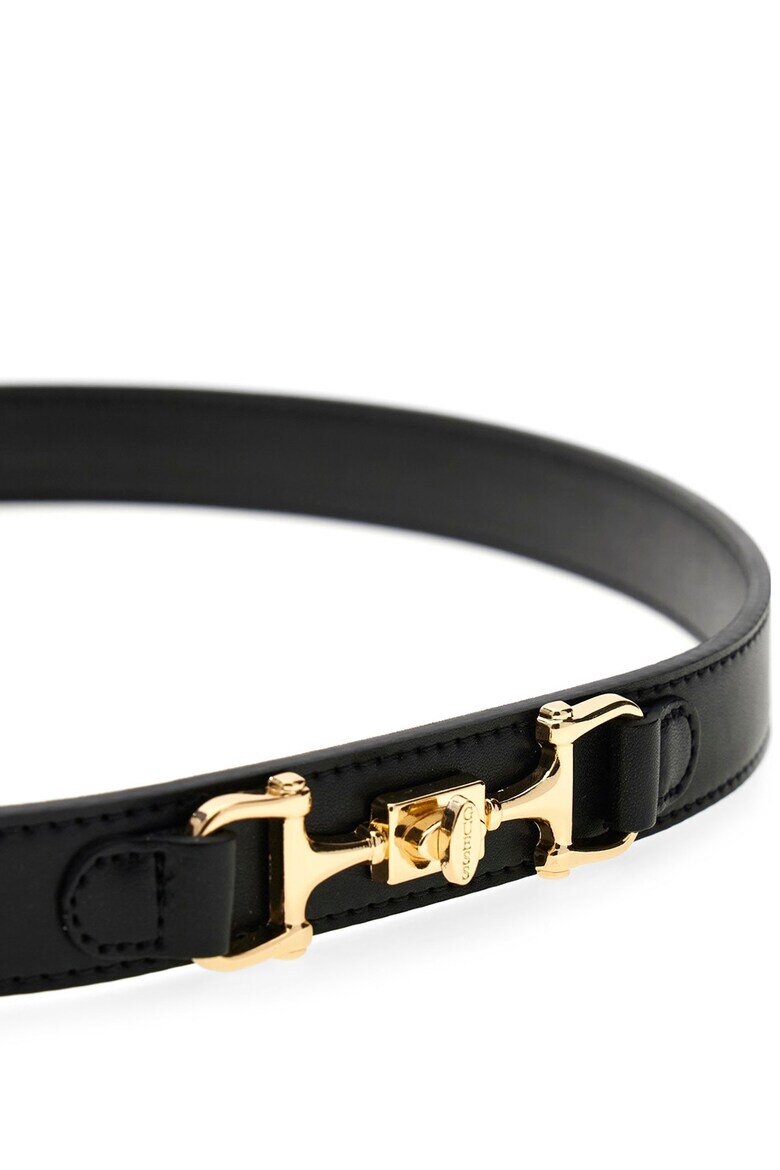 GUESS Скини колан Jeanie от еко кожа Черен