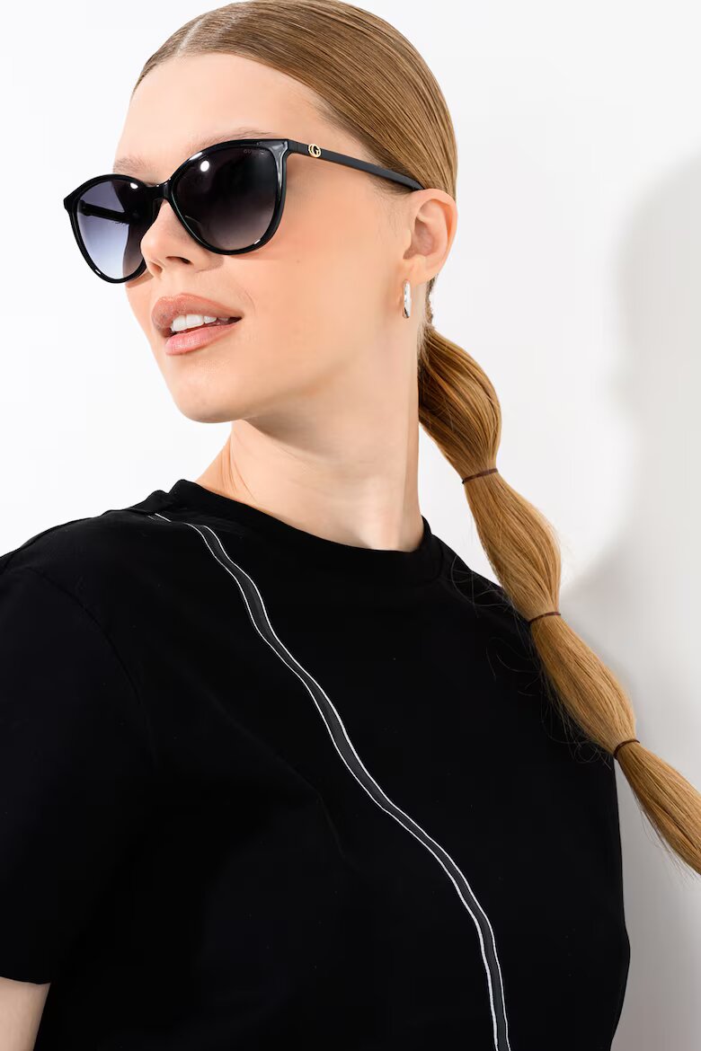 GUESS Слънчеви очила Cat Eye Черен