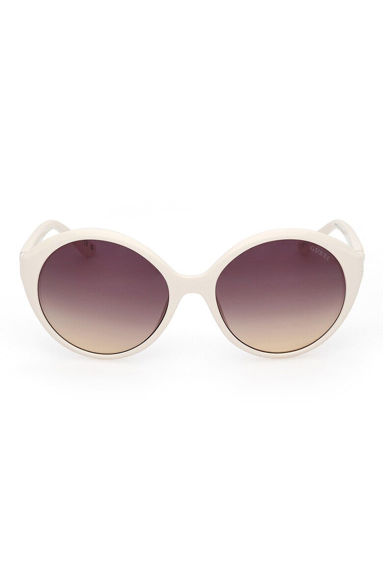 GUESS Слънчеви очила Cat-Eye с градиента Слонова кост/Тъмновиолетов