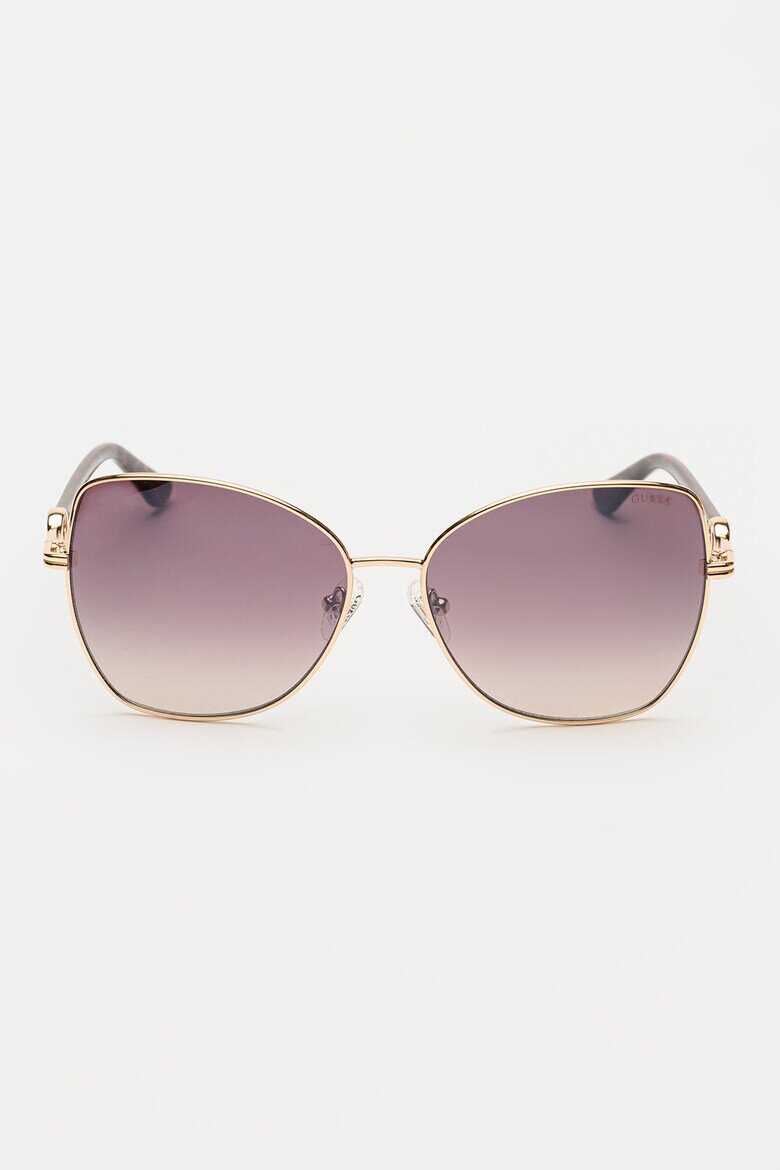 GUESS Слънчеви очила Cat Eye с метална рамка Златист