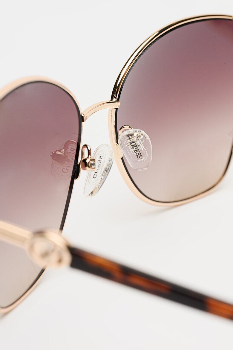 GUESS Слънчеви очила Cat Eye с метална рамка Златист