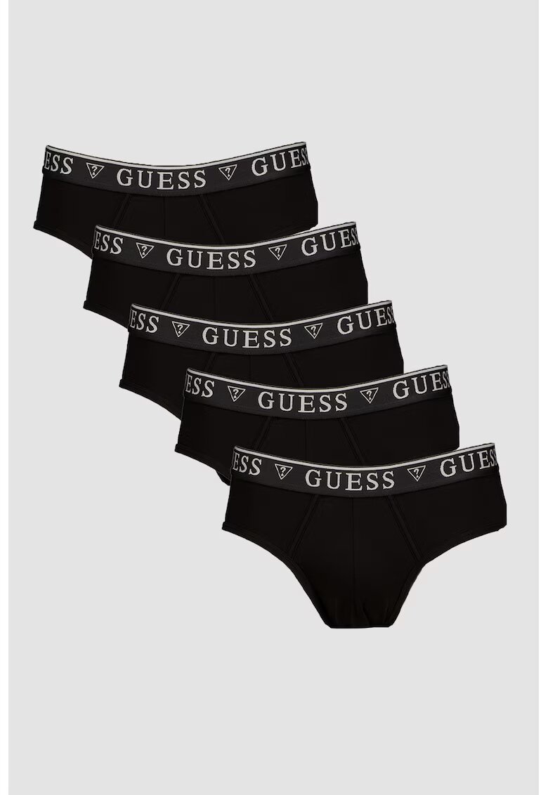 GUESS Слипове с лого на талията - 5 чифта
