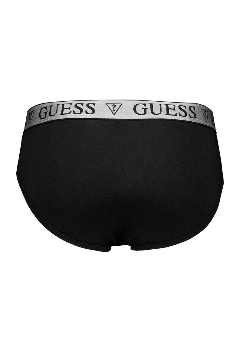 GUESS Слипове с памук 3 чифта Черен