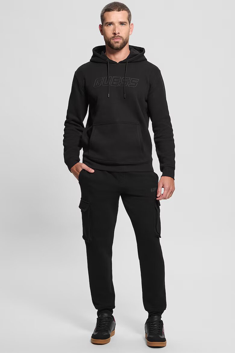 GUESS Спортен панталон карго Черен