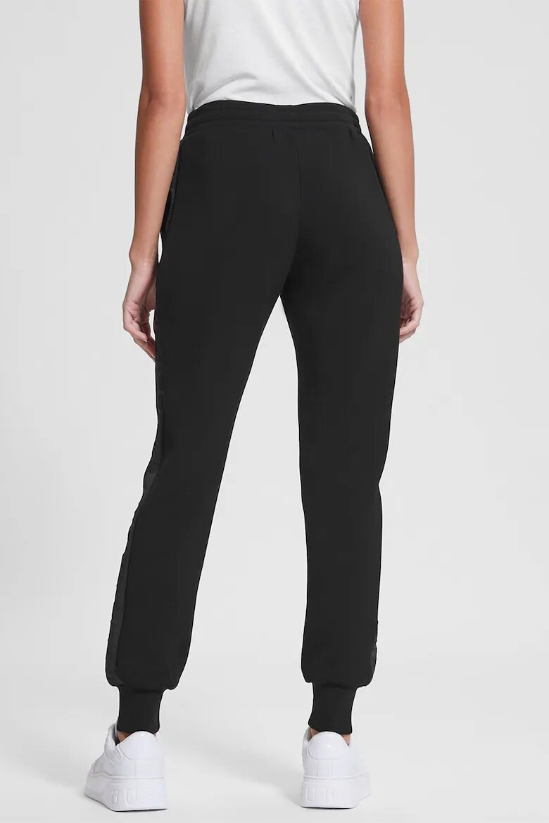 GUESS Спортен панталон с регуируема талия Черен