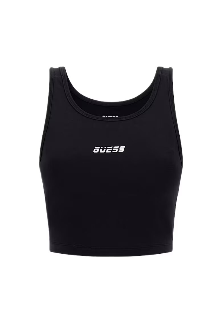 GUESS Спортен топ полиамид - черно