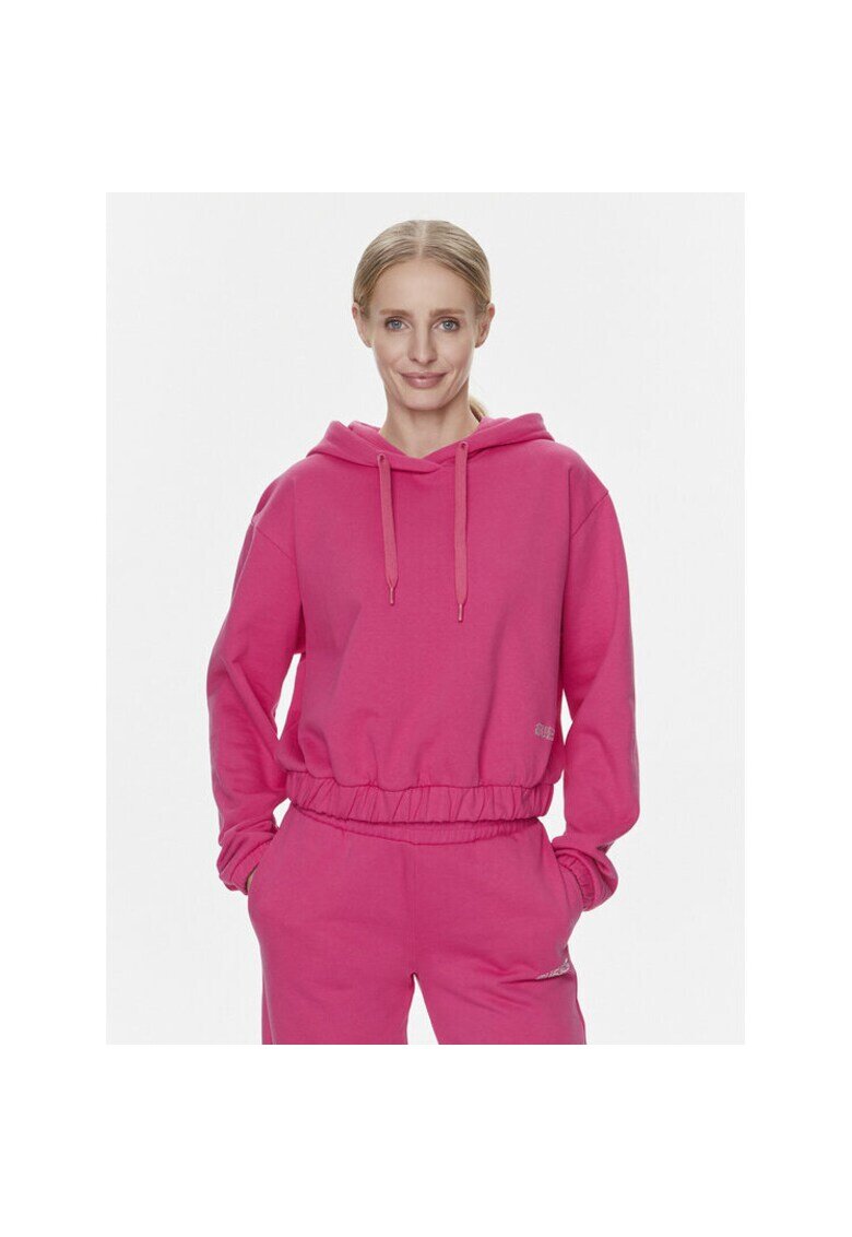 GUESS Спортна блуза розова